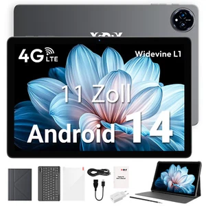 2025 Nueva Tablet Android 14 11 Pulgadas 16+256GB 8 núcleos 8000mAh 5GWiFi Widevine L1 HD - Imagen 1 de 16