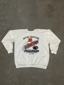 VTG Penn State Nittany Lions NCAA Tostitos Fiesta Bowl 1987 Sweatshirt Large 80s - Picture 1 of 5