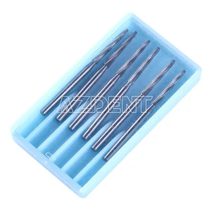 6pcs Dental Surgical FG Zekrya Carbide Burs Bone Cutters Finishing Drills 28mm - Picture 1 of 10