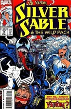 Silver Sable and the Wild Pack (1992) #  18 (7.5-VF-) Venom