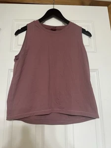 Calia Women's Crop Bubble Tank, Dusty Rose, Size Medium - Picture 1 of 4