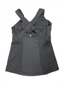 Canotta donna Lululemon nera Activewear con spalline incrociate dietro taglia 8 - Foto 1 di 5