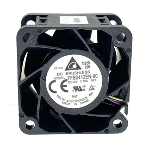 Super High Speed 40mm 4cm Cooling Fan Delta FFB0412EN-00 40X40X28mm Server Fan - Picture 1 of 4