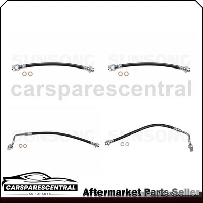 Manguera de línea de freno delantera trasera para Chevrolet Impala Sunsong 2006 2007 2008 2009 2010 Foto 1 de 4