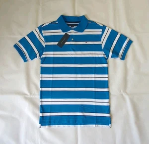 Tommy Hilfiger Boy's Youth Large(16-18) Polo Shirt Striped NWT - Picture 1 of 9