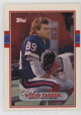 1989 Topps Traded Steve Tasker #65T Rookie RC - Image 1 of 2