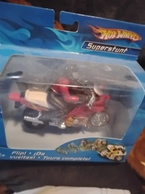 Hot Wheels Superstunt Flip! Motorcycle New Cool Toy  - Image 1 of 4