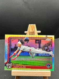 Baseball cromato 2025 - CJ Abrams - rifrattore argento - 176 - Foto 1 di 2