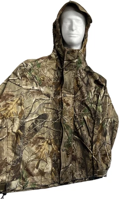VTG Cabela's Camo Jacket Men's L  Reg Dry-Plus Realtree Hooded Coat Lined GUC - Image 1 of 4