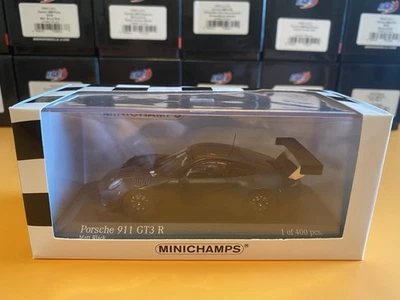 Porsche 911 991 GT3 R Matt Black Presentation 2018 1/43 Minichamps - Immagine 1 di 2
