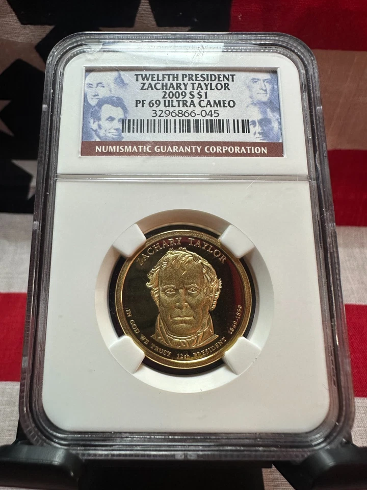 2009 ZACHARY TAYLOR PRESIDENTIAL - NGC - PF69 - ULTRA CAMEO - Image 1 of 4