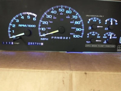 95-00 C/K CAMIÓN SUBURBANO TAHOE CUADRO DE INSTRUMENTOS VELOCÍMETRO 93K RECONSTRUIDO Foto 1 de 4