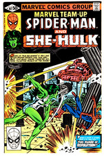 MARVEL TEAM-UP #107 (VF/NM) SPIDER-MAN! SHE HULK! versus THE MAN-KILLER! 1981