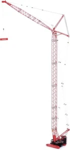 Crawler Crane Kobelco 2500G Mammoet 1/50 - Foto 1 di 4