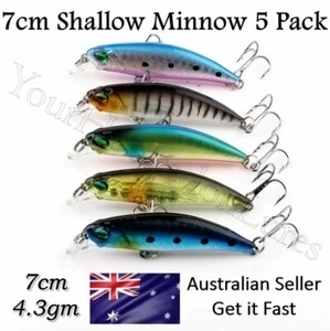 5 Bream & Flathead Fishing Lures Salmon Trevally Tailor Trout Perch Bass Redfin - Picture 1 of 3