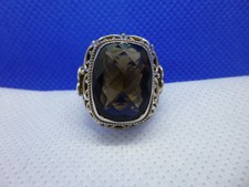 Sterling Silver Smoky Quartz Ring