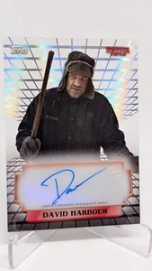 2024 Topps Stranger Things High Tek David Harbour als Jim Hopper Autogramm - Bild 1 von 2