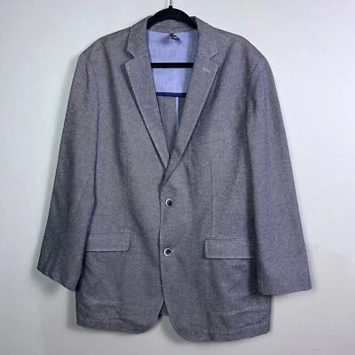 BOSS Hugo Boss sport coat blazer 46 R slim fit cotton easy care check black - Image 1 of 4