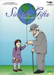 Simple Gifts for Trumpet or Clarinet & Piano * Shipped from Publisher! - Picture 1 of 1