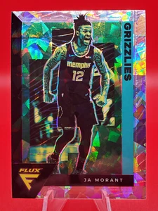 Ja Morant Memphis Grizzlies 2020-21 Flux Silver ghiaccio rotto parallelo - Foto 1 di 1