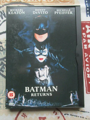 BATMAN RETURNS 1992 FILM STARRING MICHAEL KEATON DVD REGION 2 UK PAL - Image 1 of 4