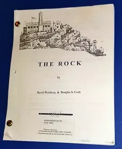 THE ROCK sceneggiatura originale NICOLAS CAGE SEAN CONNERY MICHAEL BAY azione ALCATRAZ - Foto 1 di 10