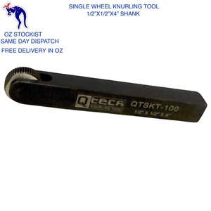 Single Wheel linear medium pattern Knurling Tool For Lathe Tool Post 1/2  Shank - Bild 1 von 2