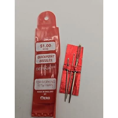 Agujas Bernat Quickpoint (juego de 3) hechas por Aero #6598 Foto 1 de 3