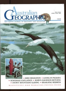 AUSTRALIAN GEOGRAPHIC Smith's Journal 1986 Bird Migration map Pilbara Krakatau - Picture 1 of 2