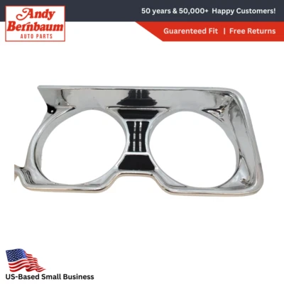 Faro lateral izquierdo Plymouth Fury I II 1969 bisel cromado cubierta embellecedor 2898155 nuevo en stock Foto 1 de 4