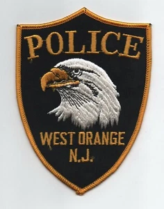 West Orange, NJ Police Uniform Patch, Eagle Head Facing Left, Mint - Picture 1 of 1