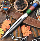 CSFIF Custom Stiletto Hunting Knife AUS-10 Steel Hard Wood Fishing Outdoor Gift