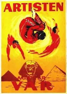 Original Vintage Poster CIRCUS EGYPTIAN ASSUAN TUMBLERS 1971 - Bild 1 von 1