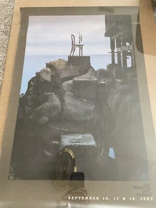 SELTEN/VINTAGE The Monterey Jazz Festival Poster September 1983 Pinsel Chrom 70er Jahre Rahmen - Bild 1 von 9