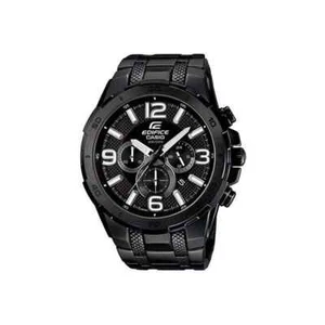Casio Edifice Standard Chronograph Schwarz Edelstahl Herrenuhr 49,5 mm - Bild 1 von 5