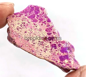 Piedra preciosa áspera losa turquesa púrpura Arizona certificada 55,00 quilates 25NQ - Imagen 1 de 6