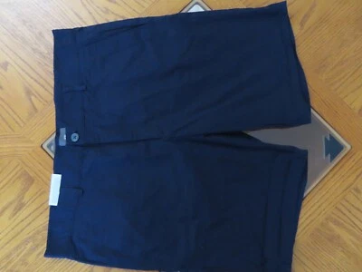 H&M Corto Para Hombre 36 Calce Regular Largo Medio Chino Elastizado Azul Oscuro Nuevo Con Etiquetas Foto 1 de 4