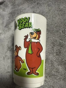 Vintage Deca Hanna-barbera Yogi Bär Plastikbecher - Bild 1 von 6