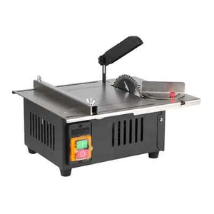 Motosega da Tavolo Micro Mini Motosega Alta Potenza Decorazione Senza Polvere Lavorazione Legno - Foto 1 di 8
