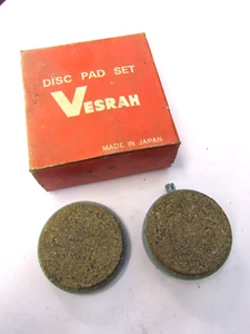 VESRAH FA28 BRAKE PADS YAMAHA FS1E DX RD50 RS100 RS125 RD125 RD200 1975-1980 - Picture 1 of 1