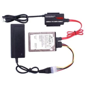 USB 3.0 to 2.5" 3.5” IDE SATA Hard Drive HDD Reader 2024 New Docking L1W5 - Picture 1 of 8