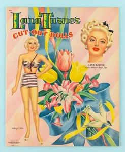 Vintage Original 1945 Whitman LANA TURNER Paper Dolls #975 UNCUT - Picture 1 of 17