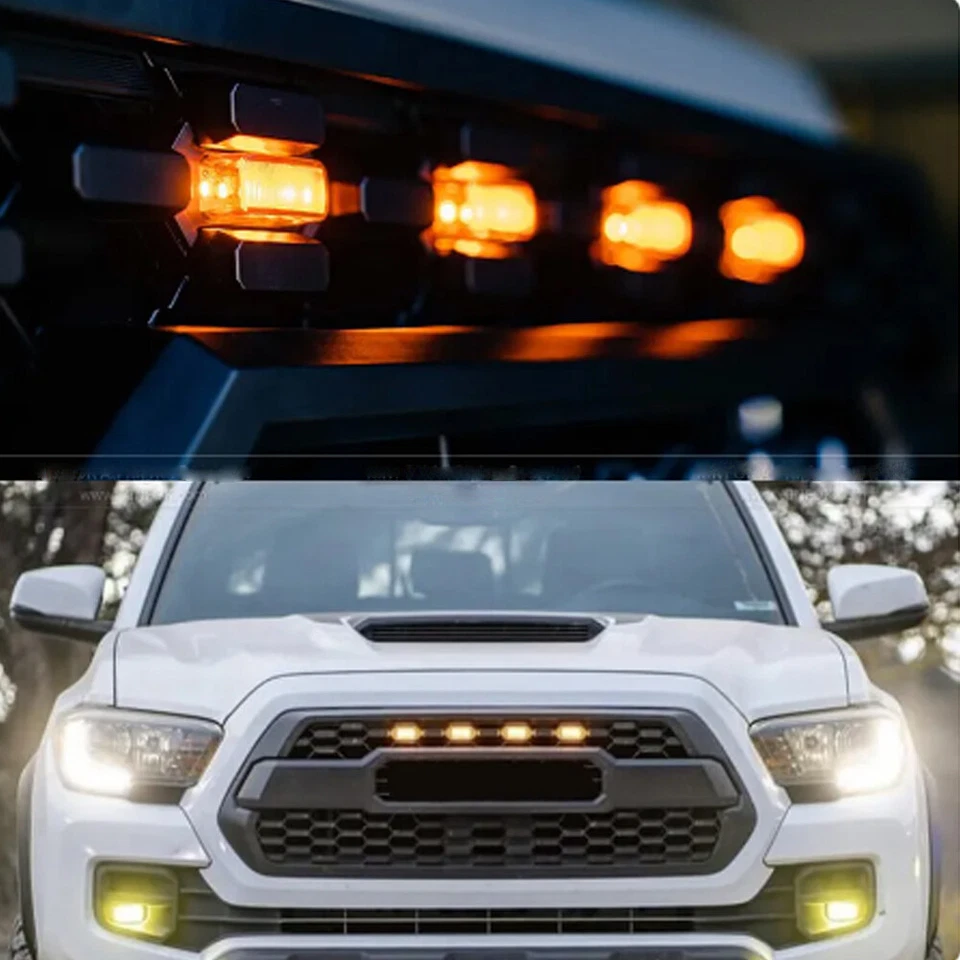 Luz LED de rejilla delantera estilo Raptor de 4 piezas para Toyota 4Runner TRD Sport 2006-2023 Foto 1 de 4
