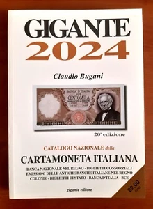 Catalogo GIGANTE 2024 Cartamoneta Italiana 20ª Edizione - Picture 1 of 1