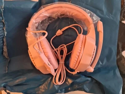 Gaming Kopfhörer mit Mikrofon RGB-Beleuchtung Stereo Surround Over Ear Headset  - Bild 1 von 3