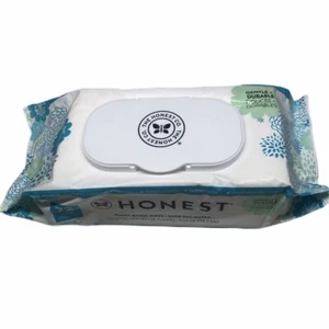 The Honest Company Hypoallergenic Baby Wipes Plant Based Lingettes 72 Count - Picture 1 of 4