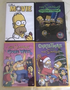 The Simpson Movie, Christmas, Gone Wild, Treehouse of Horrors DVD’s - Picture 1 of 7