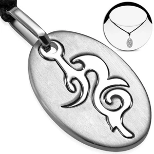 PENDENTE TRIBAL DRAGON IN ACCIAIO INOX 316L Stainless Steel - Foto 1 di 2