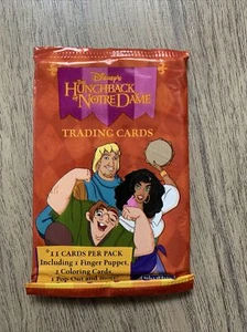 Paquete de tarjetas coleccionables Disney El jorobado de la dama del norte nuevo - Imagen 1 de 2