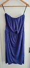 BNWT Bandeau Dress Warehouse Blue Drape Dress, Size 10